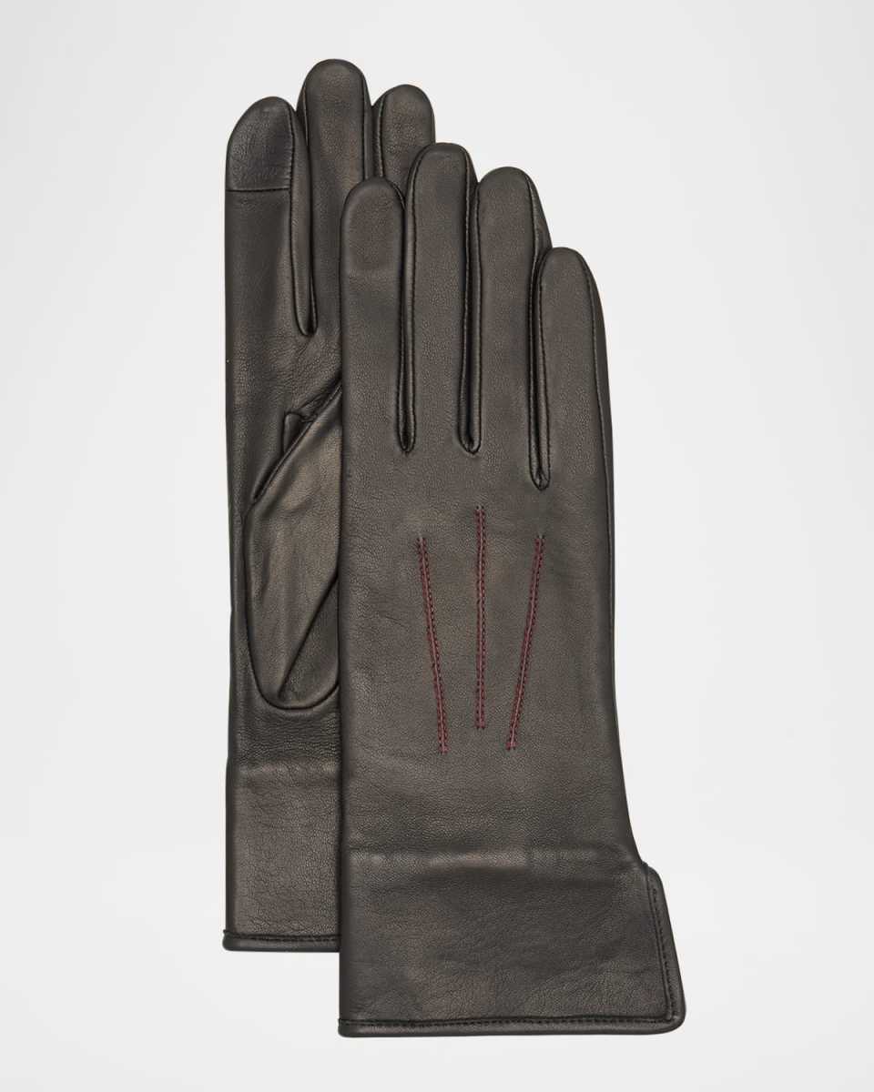 Two-Tone Classic Leather Gloves